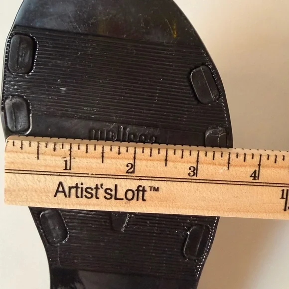 Melissa Black Slide Sandals | Chic Minimalist Summer Slides | Slightly Wide Fit - Picture 7 of 7